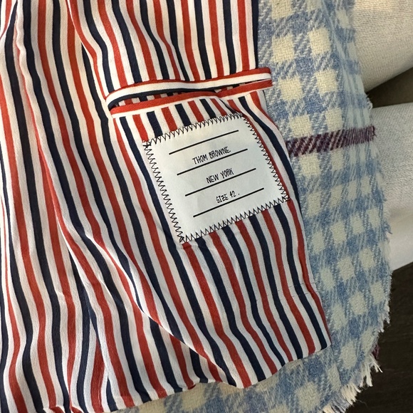 Thom Browne Wool Checkered blazer size 42 - Picture 3 of 5